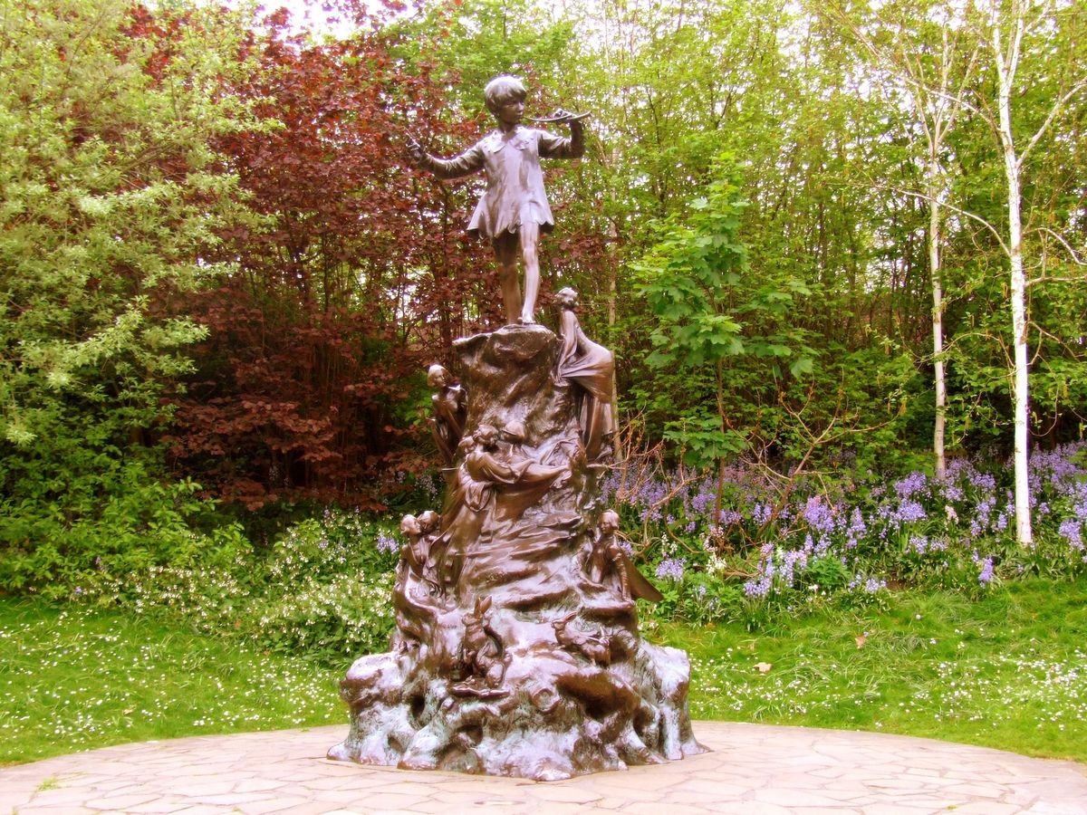 La statue de Peter Pan à Kensigton Gardens