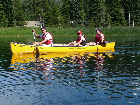 canoe a Whistler