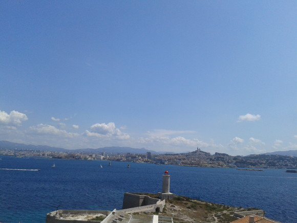 marseille vue de la mer