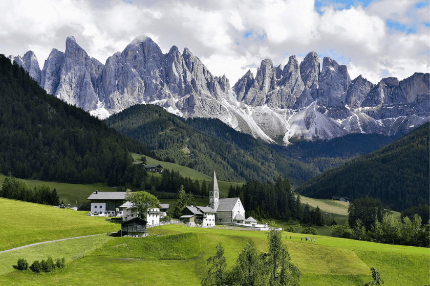 Vacances scolaires en Italie voyage Dolomites