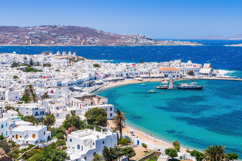 Île de Grèce à visiter : Mykonos