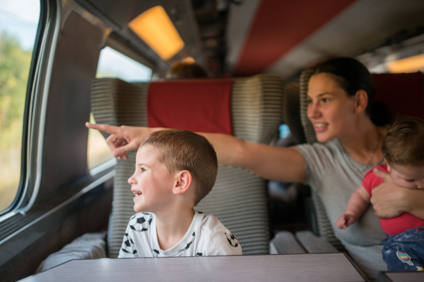 Viajar en tren durante la temporada baja