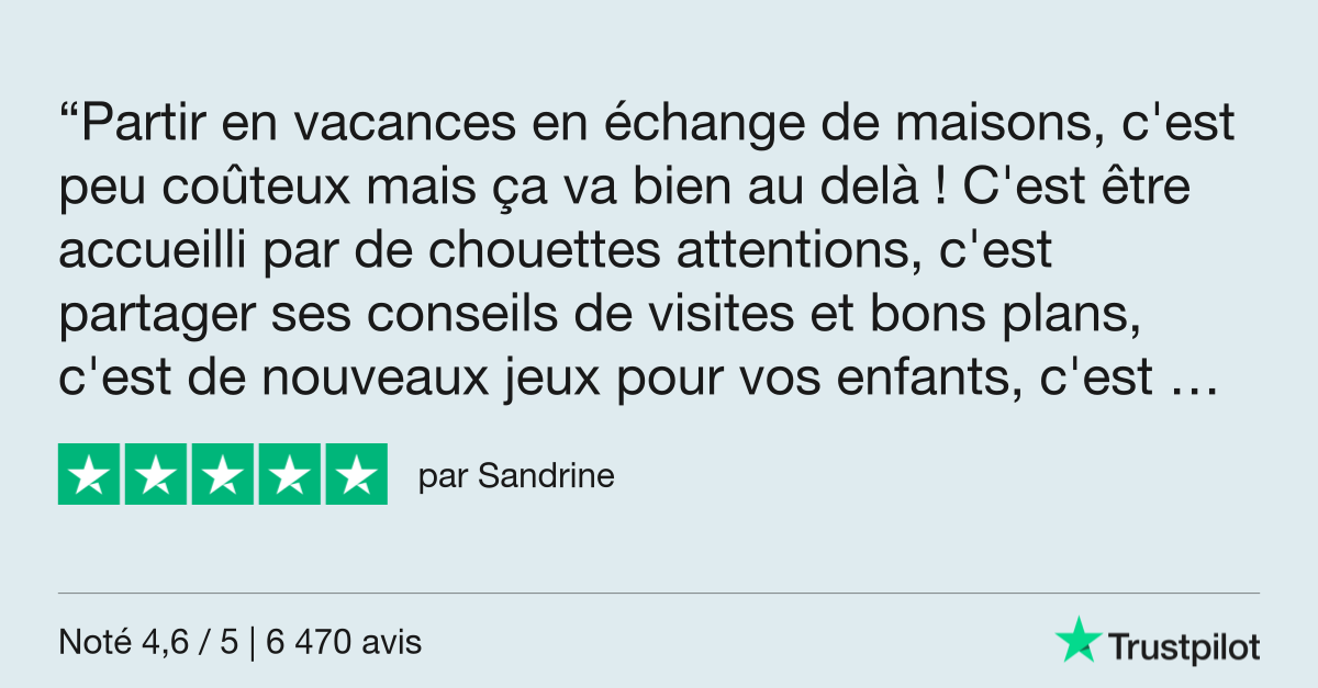 Partir en vacances avec un bébé : avis HomeExchange