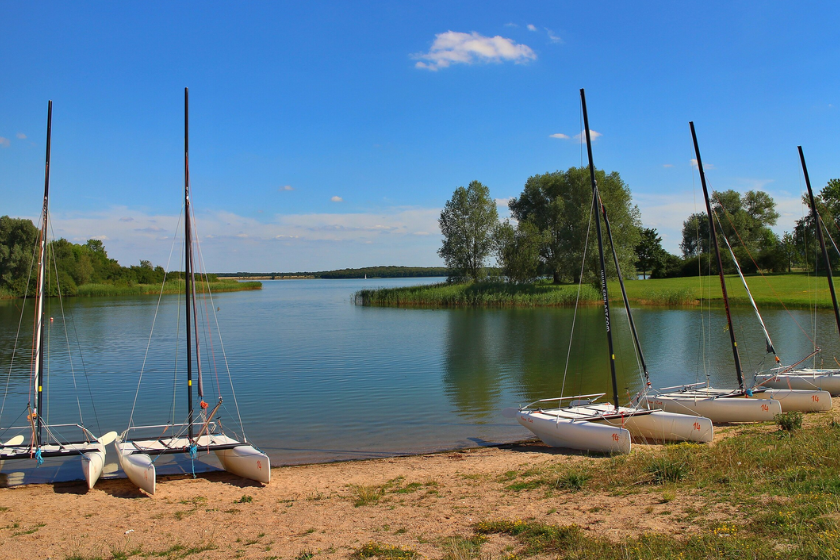 plus beaux lacs France Baignade Lac de Madine Meuse