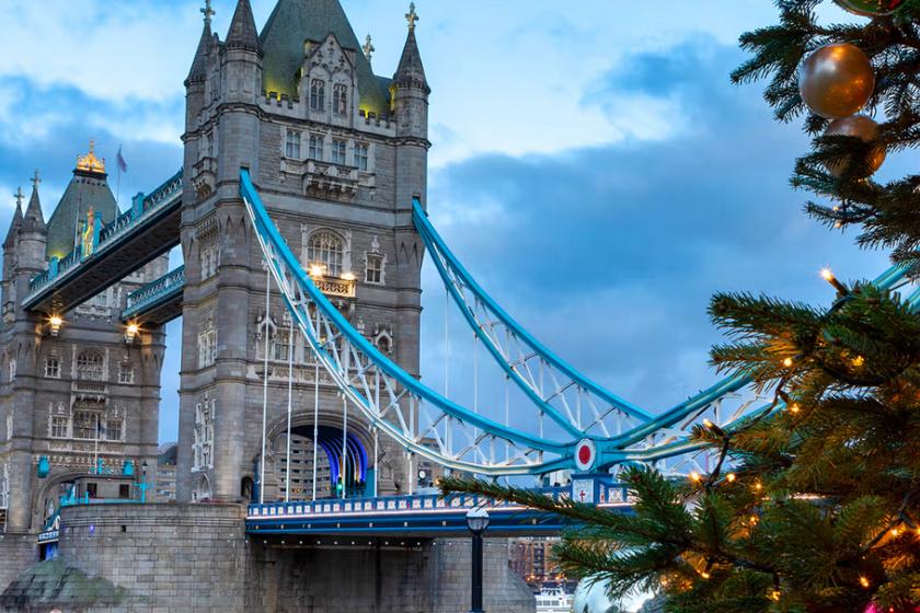 pays à visiter en décembre Londres Angleterre