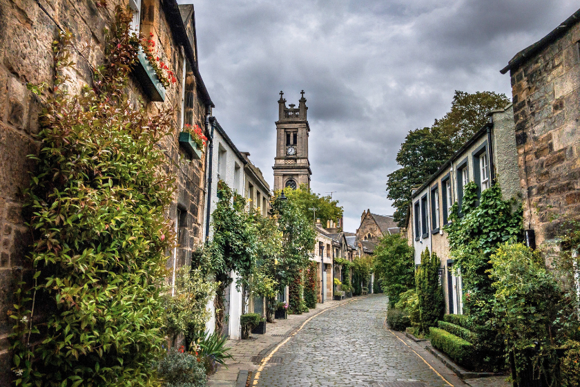 Climat et températures Edimbourg novembre