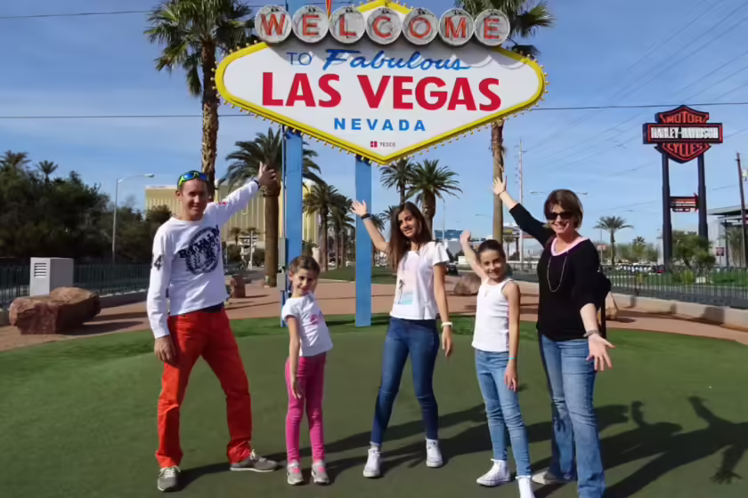 Scambio casa a lungo termine: famiglia a Las Vegas