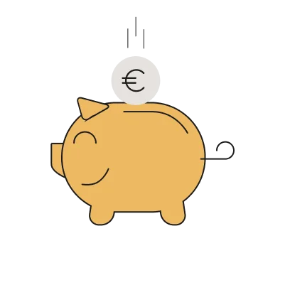 Logo économies avec HomeExchange