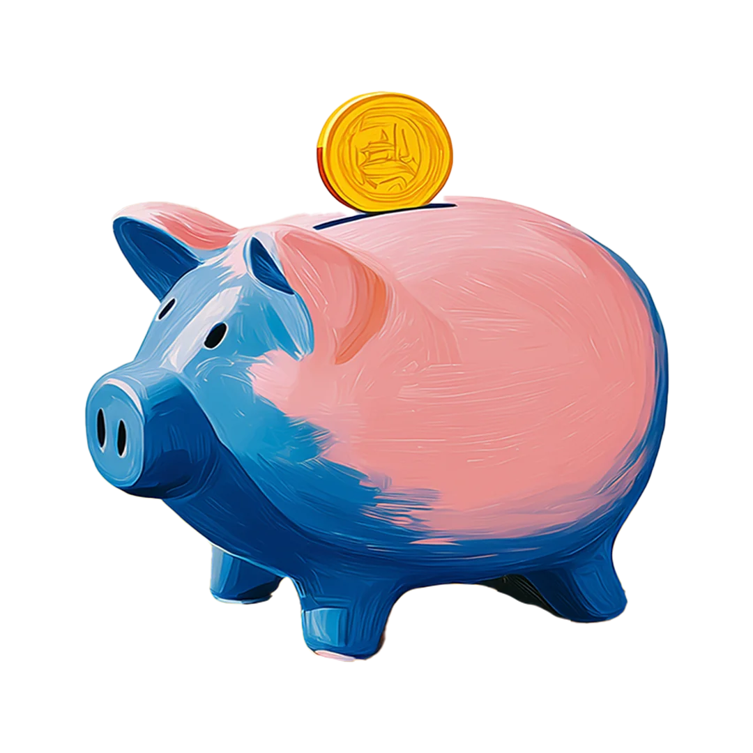 Illustration HomeExchange - une tirelire