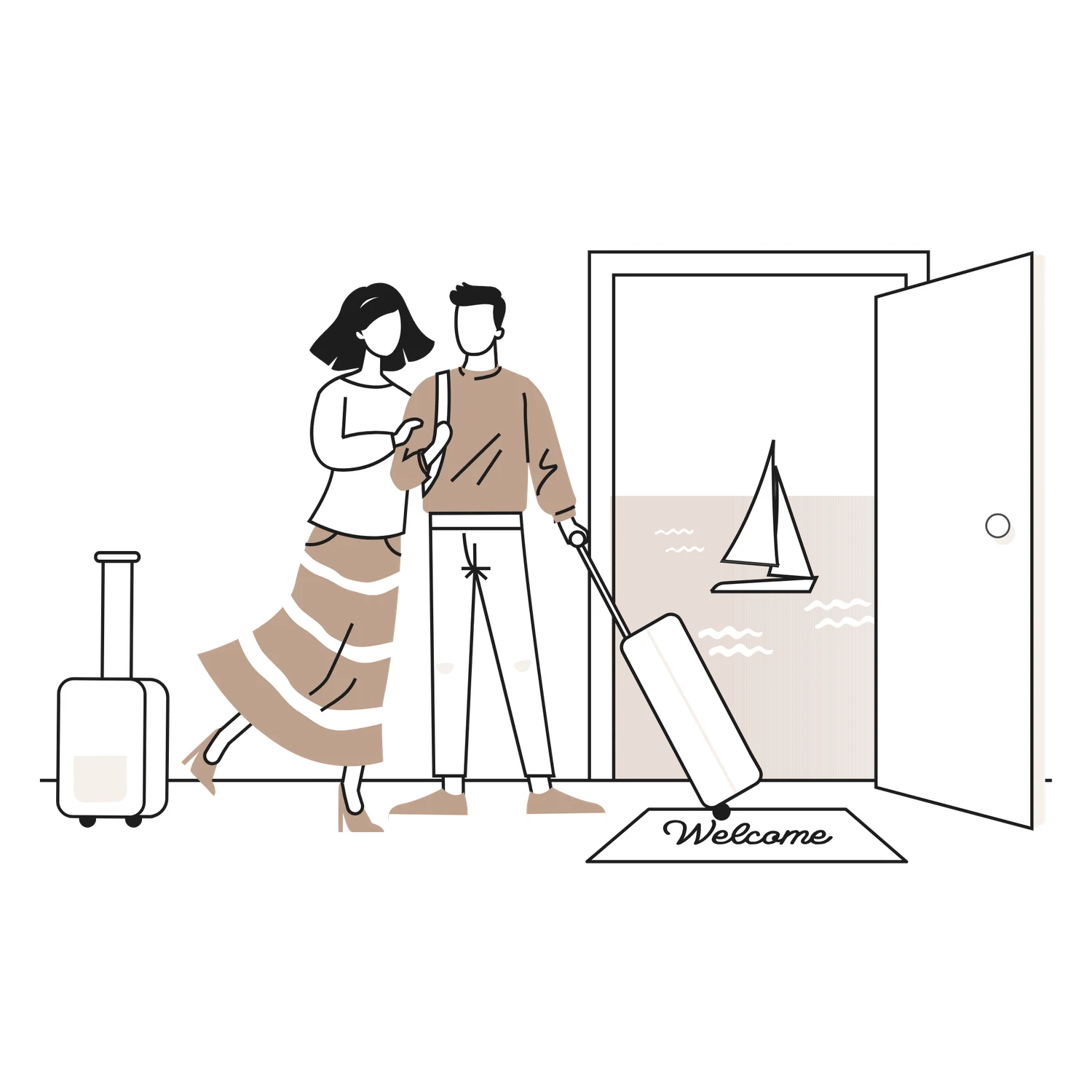 Couple on Vacation