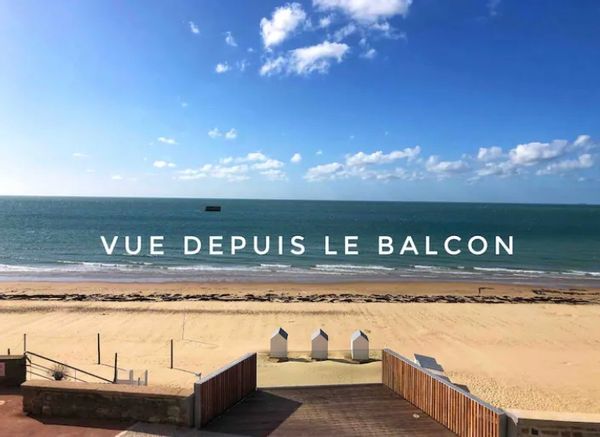 Appartement avec balcon face la mer