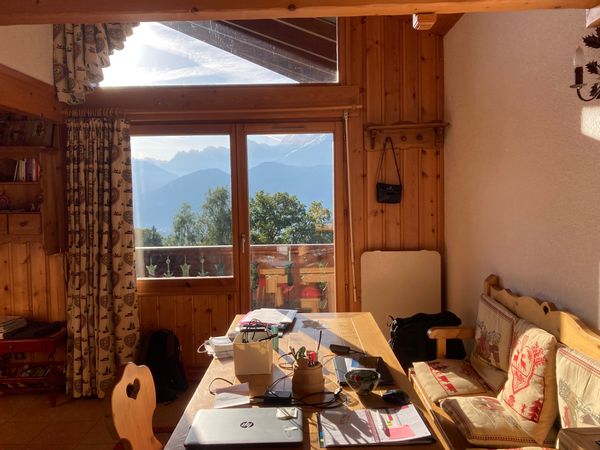 Balcon sur le Mont Blanc