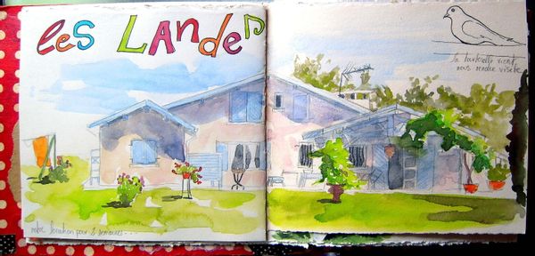 Belle maison sur la côte landaise