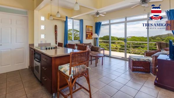 200M (5min) from El Coco Sandy beach- Quiet Tropical 2BR, amazing ocean view huge hilltop pool