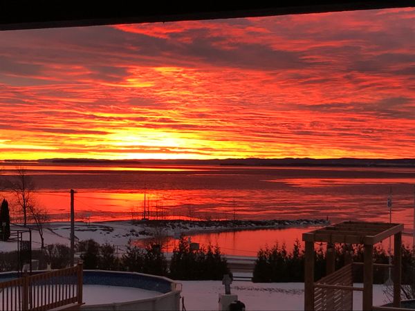 Le bord du lac à Roberval
