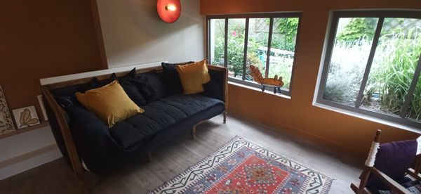 Chambre chez Elodie vue sur jardin
