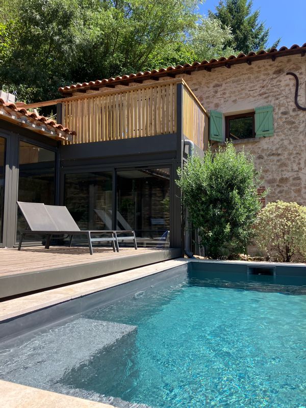 Villa avec piscine au cœur des monts du lyonnais