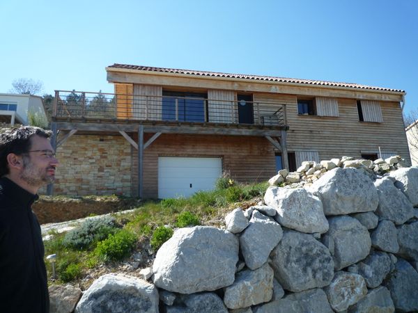 Maison bois entre Drome et Ardeche