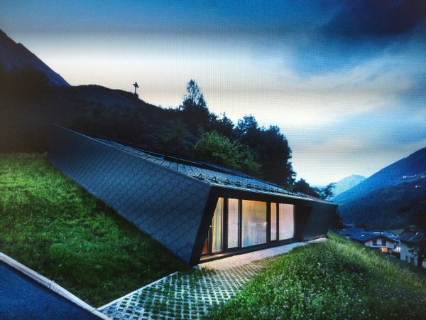 Maison contemporaine dans les Alpes