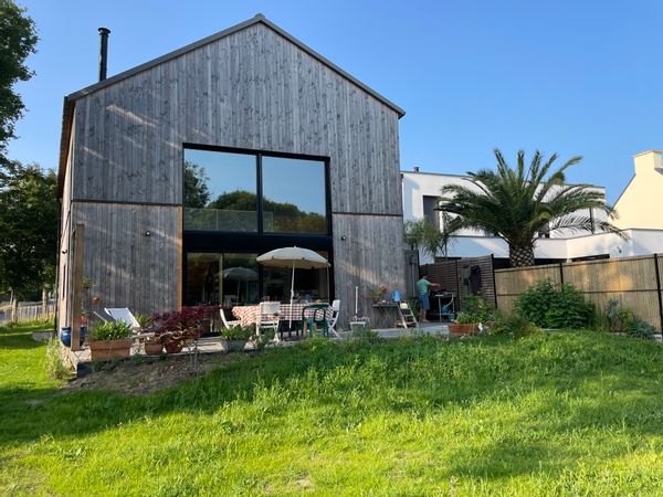 Maison en bois eco construite