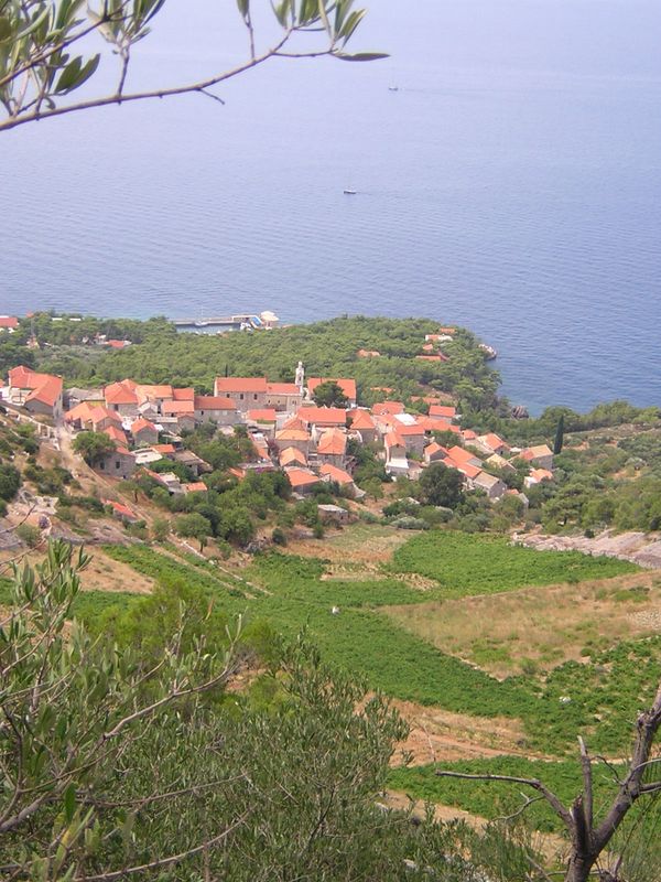 Croatie île de Hvar maison de village