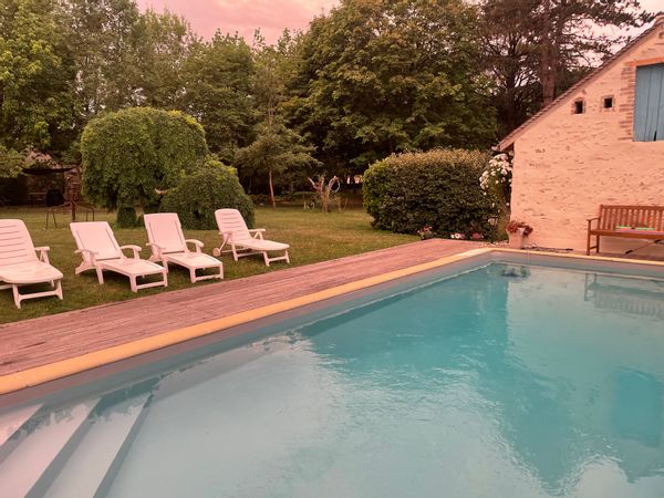 Maison avec piscine au cœur des châteaux de la Loire à proximité immédiate d’un golf international