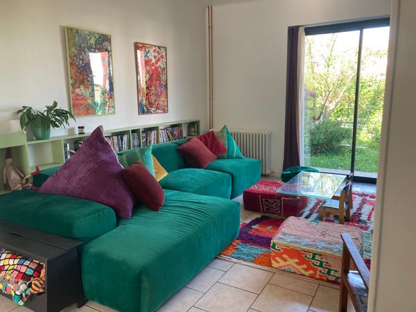 Notre maison avec jardin, entre océan et montagnes
