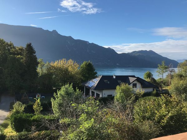 entre lac et montagne