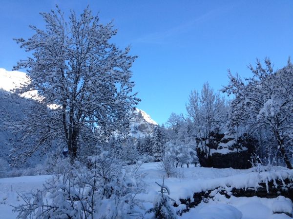Chalet dans les alpes