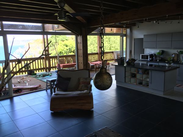 The Mayotte's lagoon house