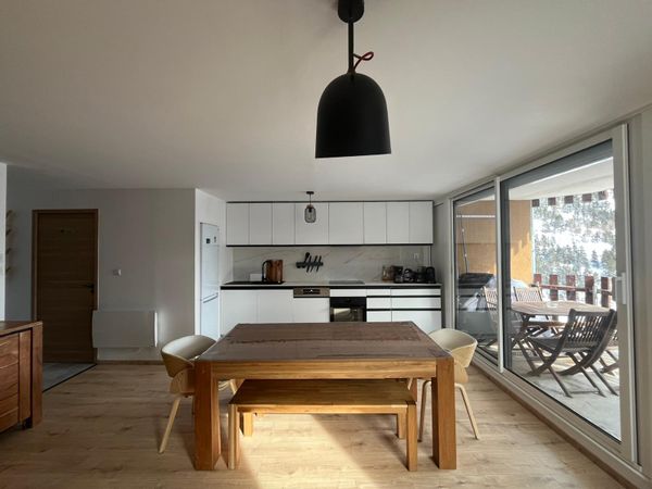 Appt du bonheur T4 tout confort Montgenevre/Italie terrasse. 6 personnes. Superbe vue au calme.