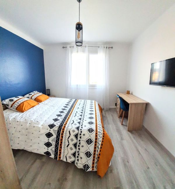 2 chambres dans appartement partagé