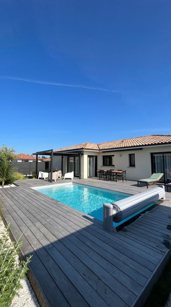 Maison contemporaine aux portes du Bassin d’Arcachon.