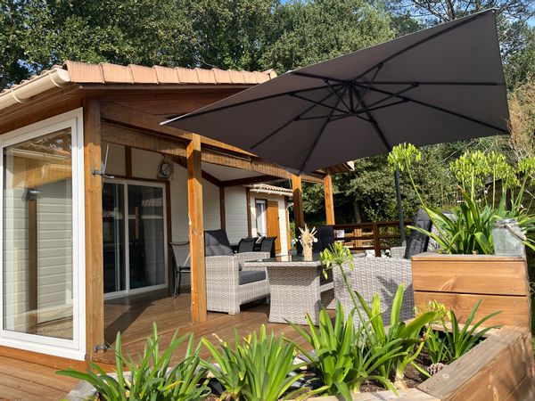 Le chalet Tamaris occupé juillet et août 2026