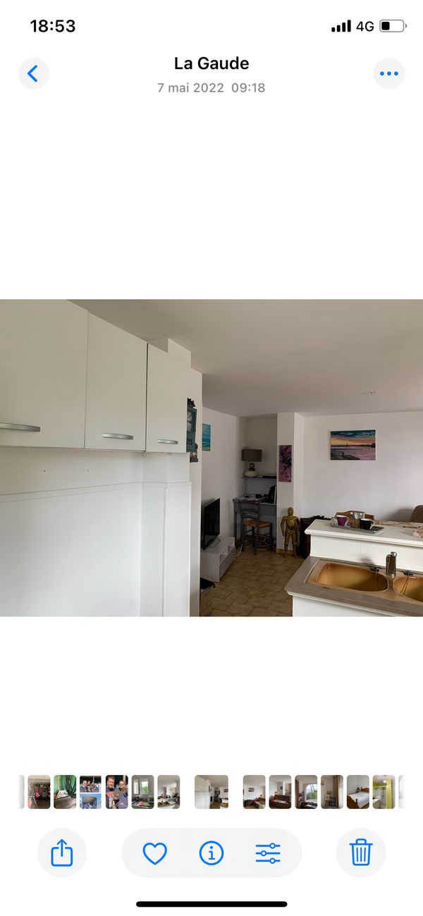 Joli petit appartement en rez de villa , entouré d  arbres au calme à 5 mn des petits commerçants