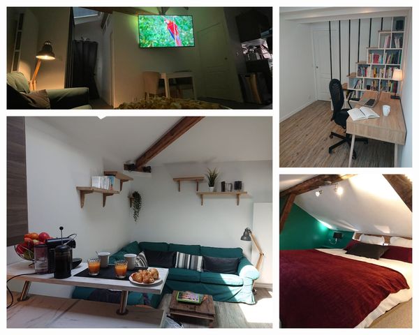 Studio 4 personnes à 400m du château