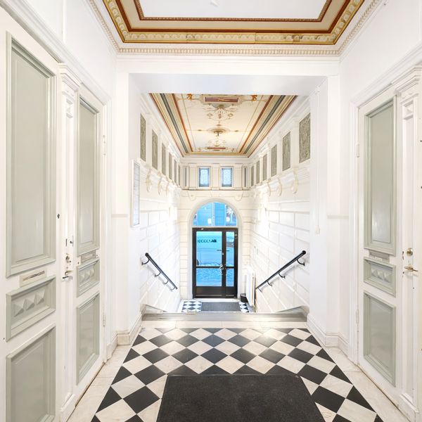 2-flat bedrooms in the heart of Stockholm.