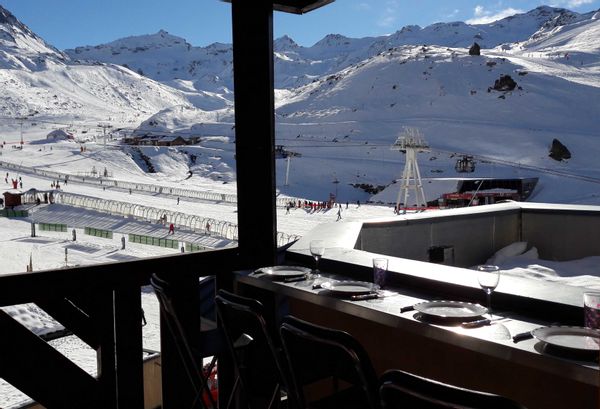 Val Thorens T2 de 4-5 pers / balcon sud - sud-est