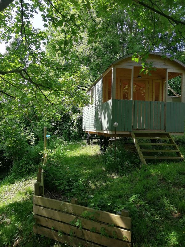 Petite cabane sous les tilleuls.