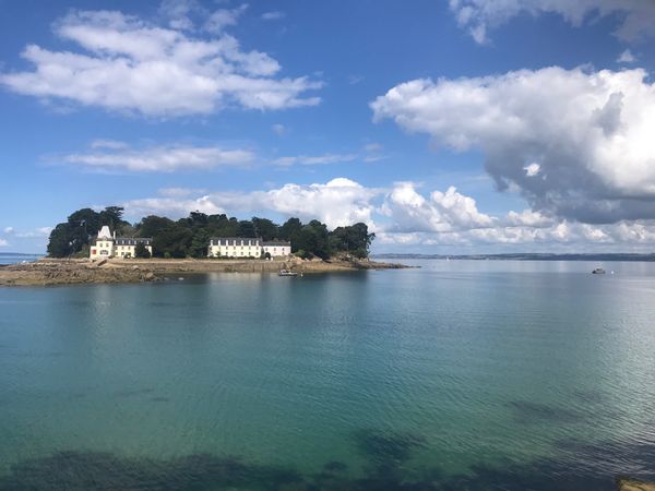 Appartement centre ville de Douarnenez vue sur l'île Tristan