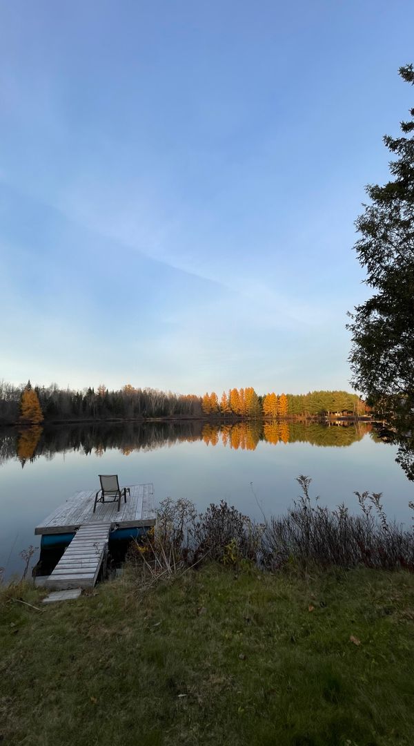 Chalet sur le bord du Lac Gervais