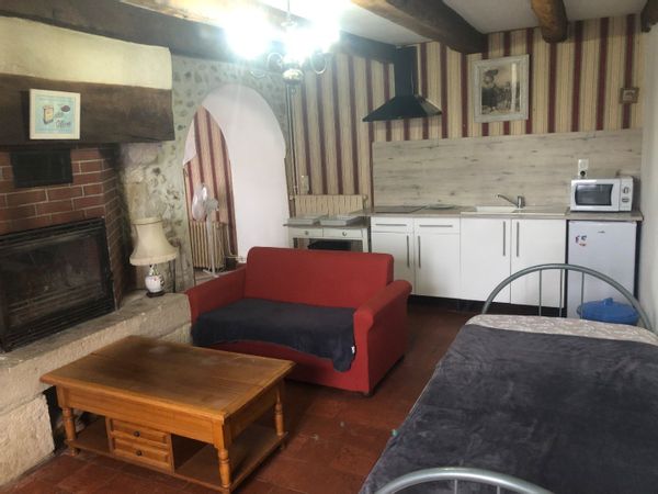 studio cheminée