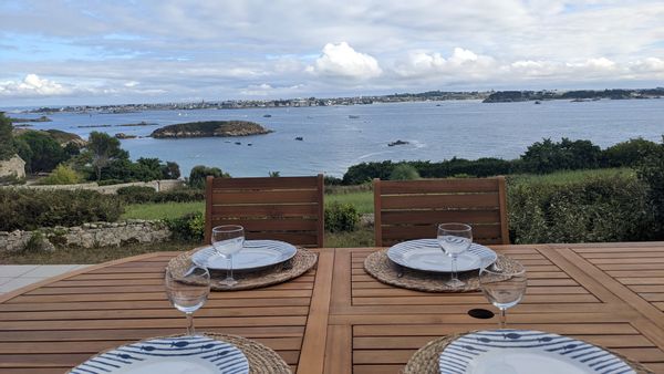 Maison de famille au bord de mer, vue exceptionnelle