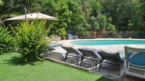 30mn du centre de Nice belle maison avec piscine, au calme