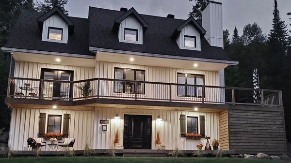 ❤️ White Cottage - Accès privé au Lac, Spa Jacuzzi, Région de Mont-Tremblant