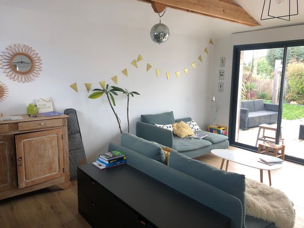 La maison avec  la plage à pied