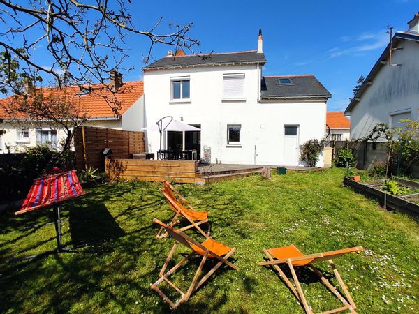Maison 3ch+jardin à 500 du tram de Nantes