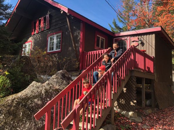 Notre chalet en bois rond