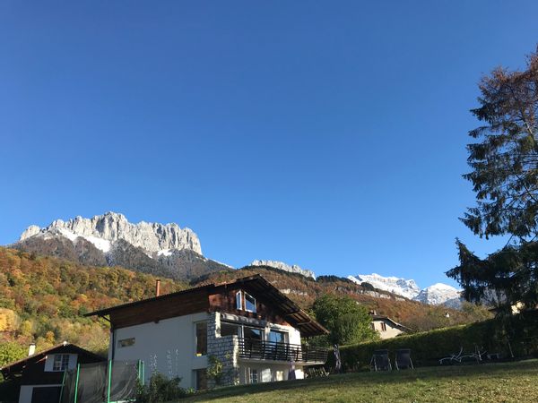 La maison de Aude sur les bords du lac d'Annecy