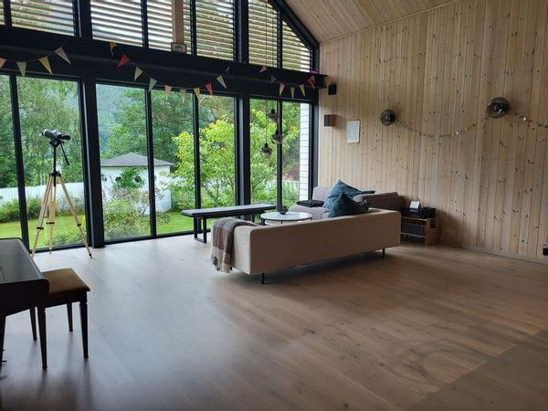 Scandinavian design home between fjords and mountains